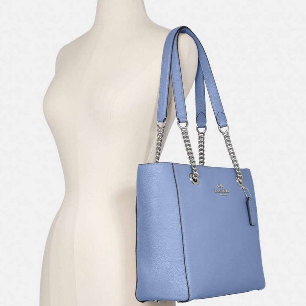 Authentic Coach Marlie Tote - Periwinkle